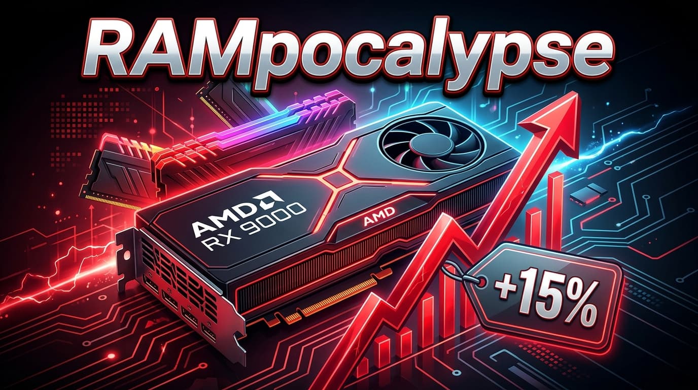 AMD Radeon RX 9000 อยู่ท่ามกลางกราฟราคาที่พุ่งสูง สะท้อนผลกระทบจาก RAMpocalypse ต่อตลาด GPU