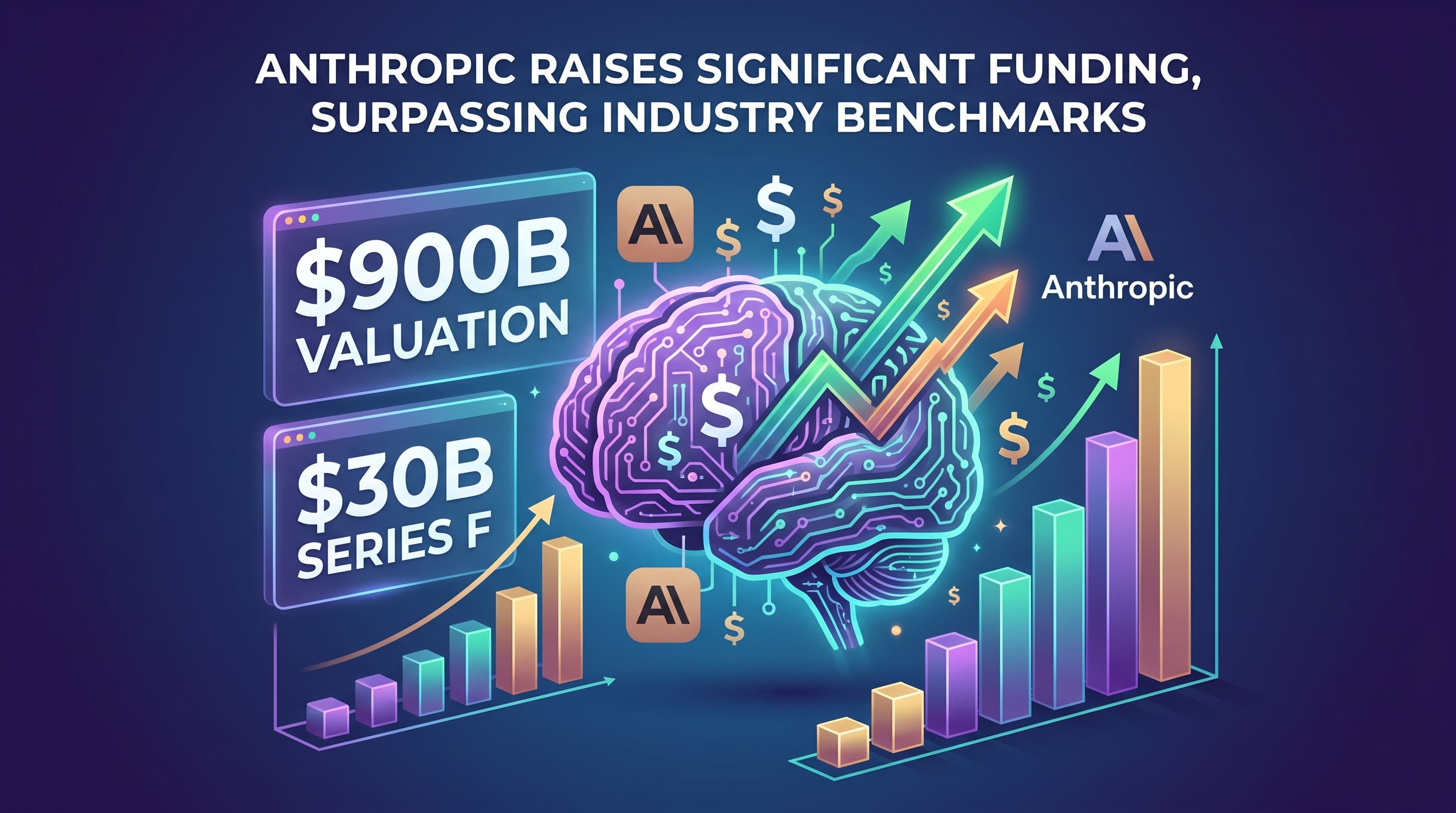 Anthropic ระดมทุน 30,000 ล้านดอลลาร์ มูลค่า 900,000 ล้านดอลลาร์