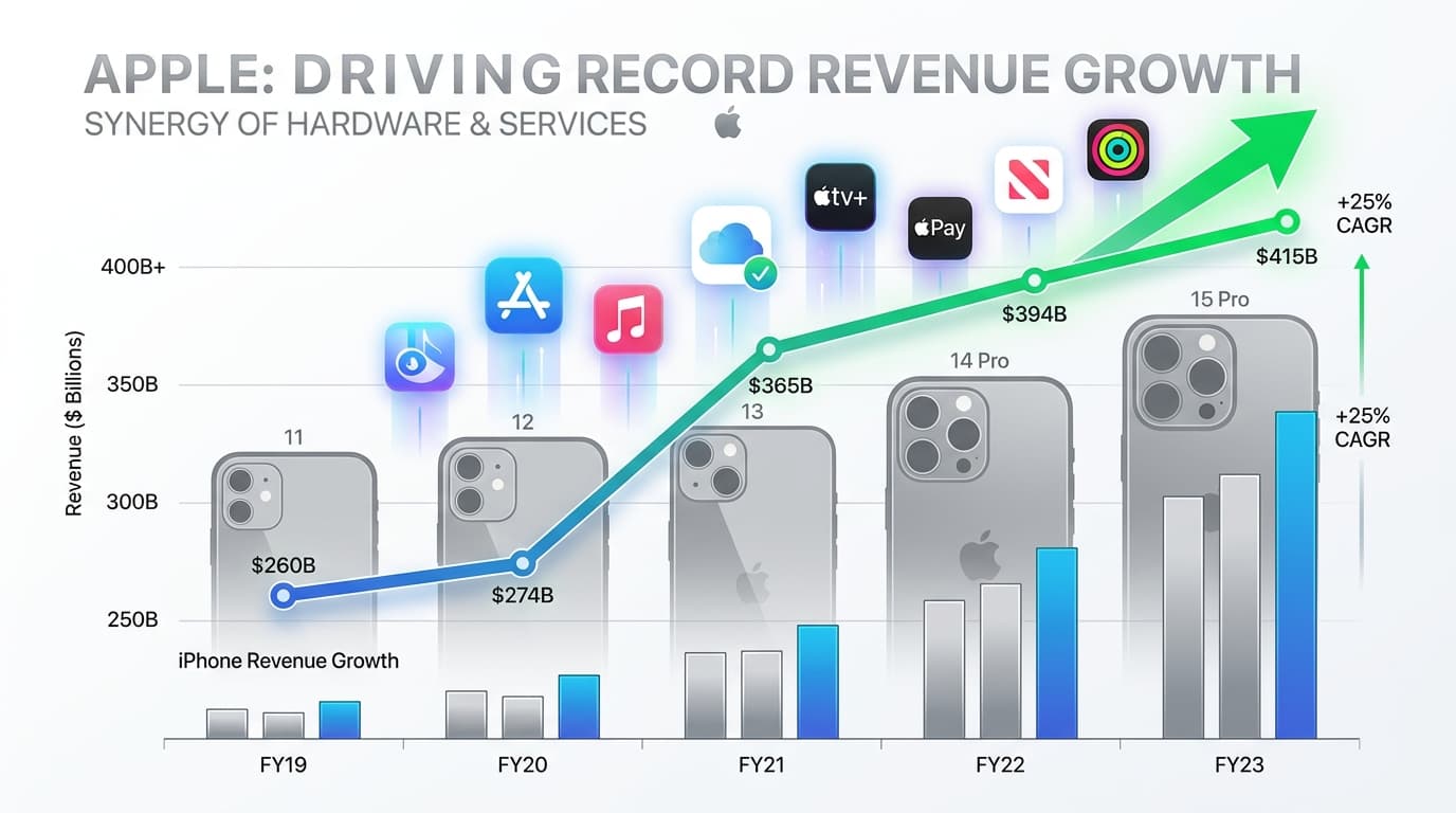 iPhone และผลิตภัณฑ์ Apple ในงาน Q2 2026 earnings ที่ทำสถิติรายได้สูงสุดในไตรมาสมีนาคม