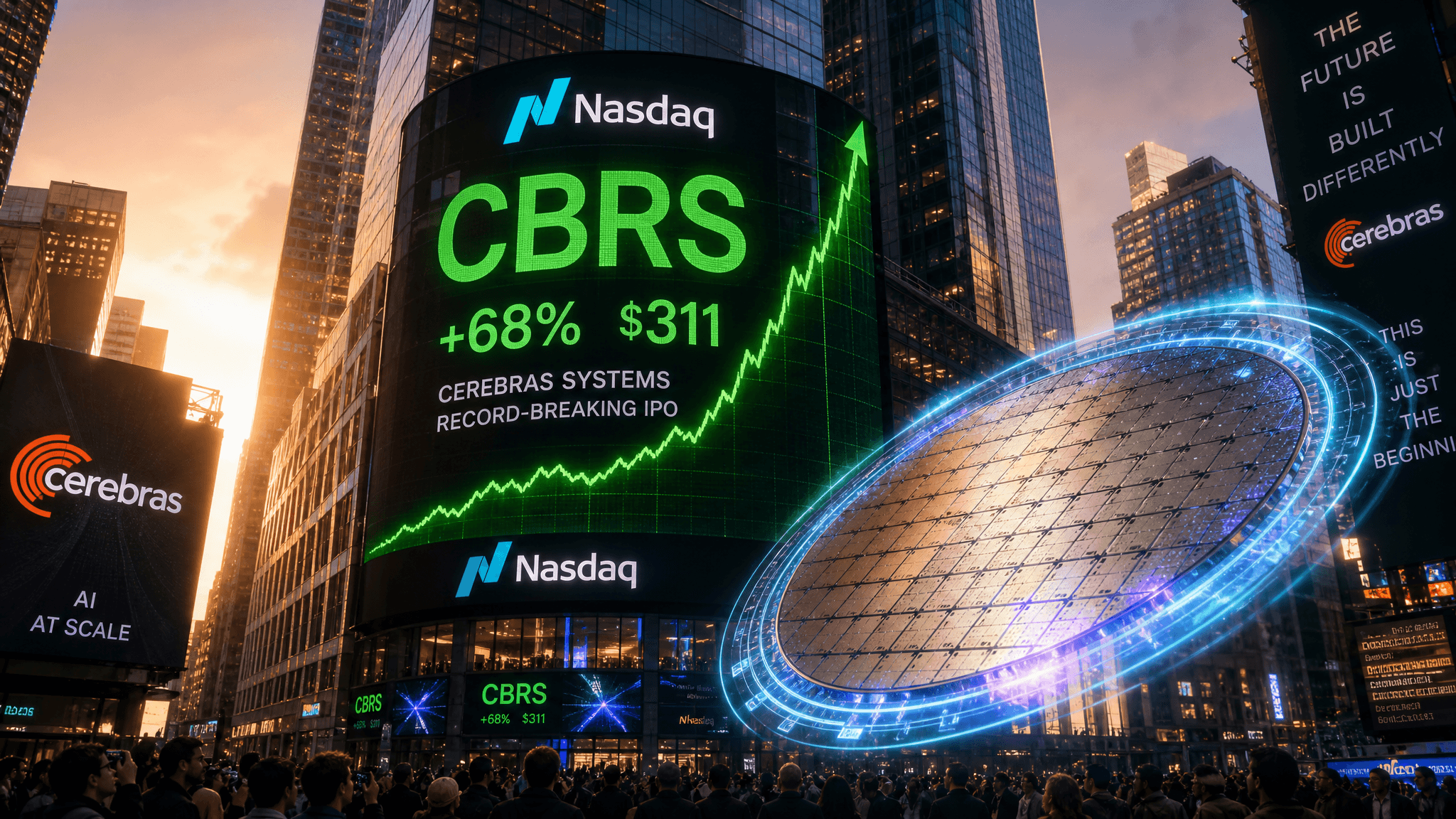 Cerebras Systems เริ่มซื้อขายใน Nasdaq