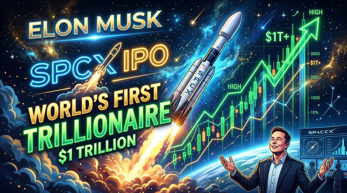 Elon Musk เศรษฐีคนแรกของโลกที่มีทรัพย์สิน 1 ล้านล้านดอลลาร์ หลัง SpaceX เข้าตลาดหุ้น