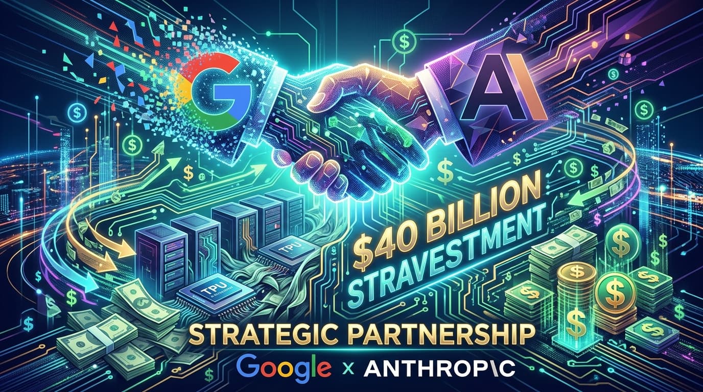 Google ลงทุน $40,000 ล้านใน Anthropic ดีล AI ครั้งใหญ่ที่สุดในประวัติศาสตร์
