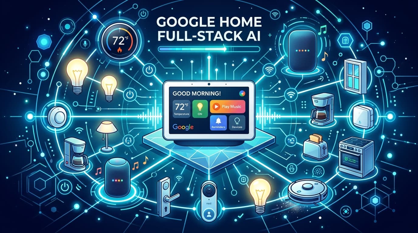 Google Home เปลี่ยนเป็น full-stack AI platform