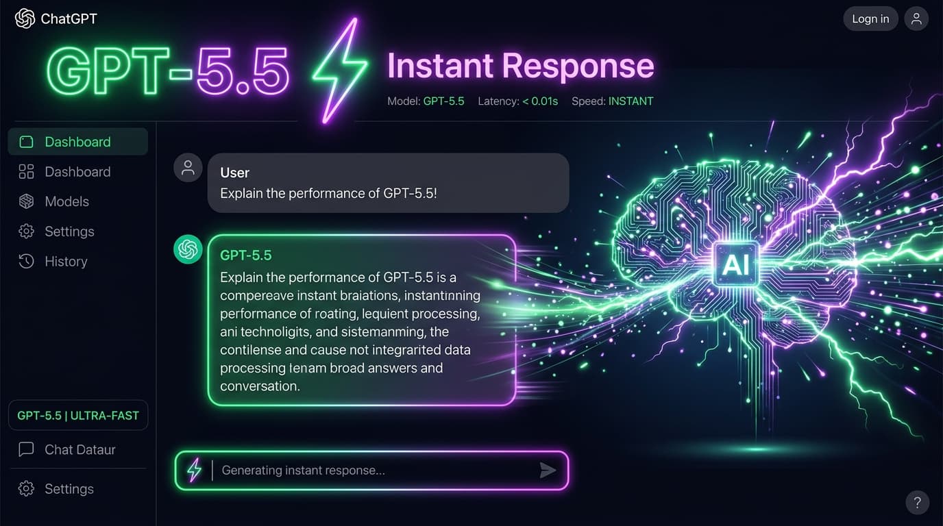 หน้าจอ ChatGPT แสดงผลการสนทนาของ GPT-5.5 Instant โมเดล AI ตัวใหม่จาก OpenAI