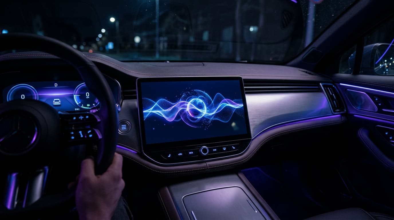 CarPlay บนหน้าจอรถยนต์แสดง AI chatbot อย่าง ChatGPT, Claude และ Gemini