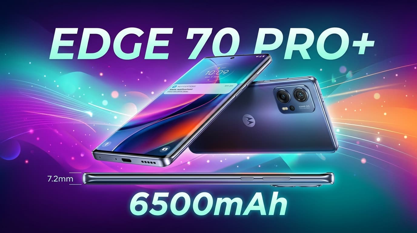 Motorola Edge 70 Pro+ สมาร์ทโฟนดีไซน์บางเฉียบ หน้าจอโค้ง พร้อมสเปกเรือธง