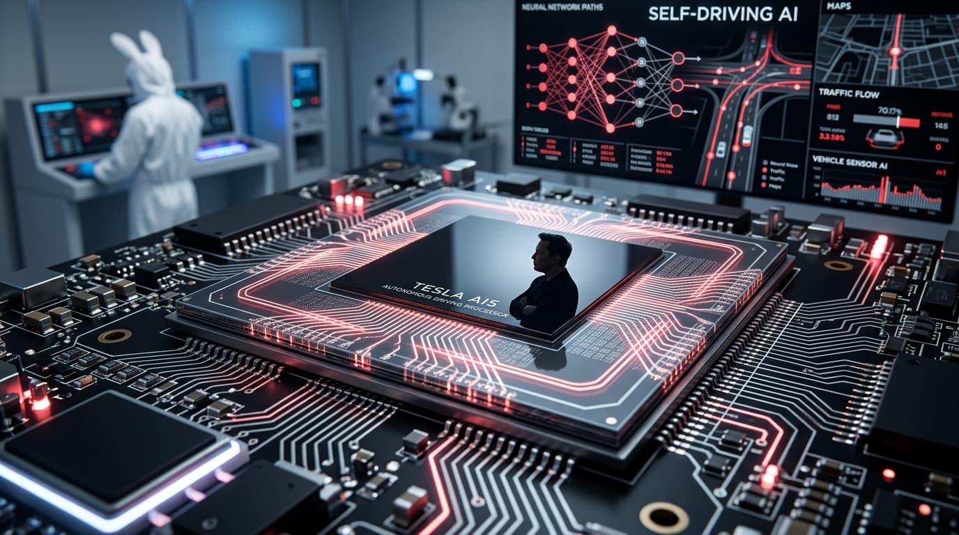 Tesla AI5 chip tape-out