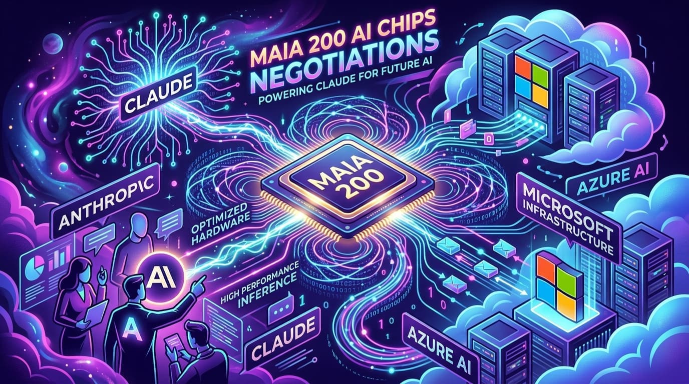 Anthropic เจรจาใช้ชิป Maia 200 ของ Microsoft