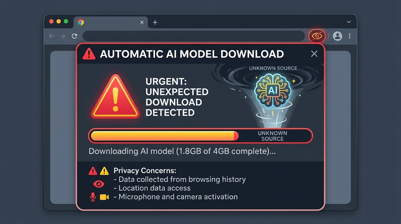 Google Chrome AI privacy issue