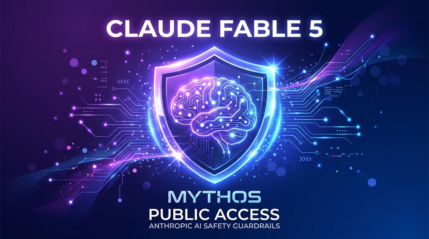 Claude Fable 5 พร้อมโล่ป้องกันความปลอดภัย สื่อถึงโมเดล AI ที่ปล่อยสู่สาธารณะแต่มี guardrails