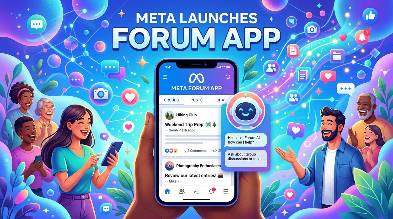 Meta เปิดตัวแอป Forum สำหรับ Facebook Groups โดยเฉพาะ