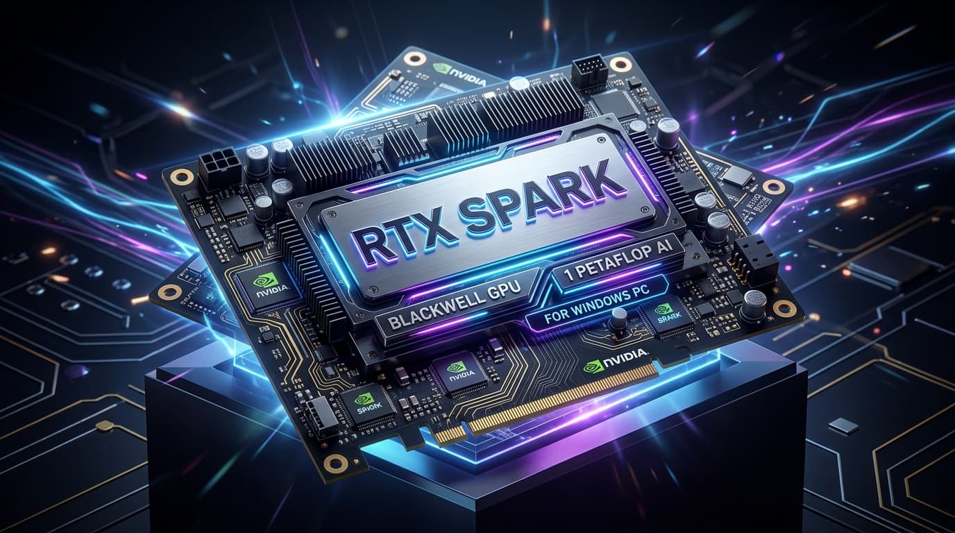 NVIDIA RTX Spark Superchip พร้อมกราฟิกโชว์ประสิทธิภาพ 1 PetaFLOP AI
